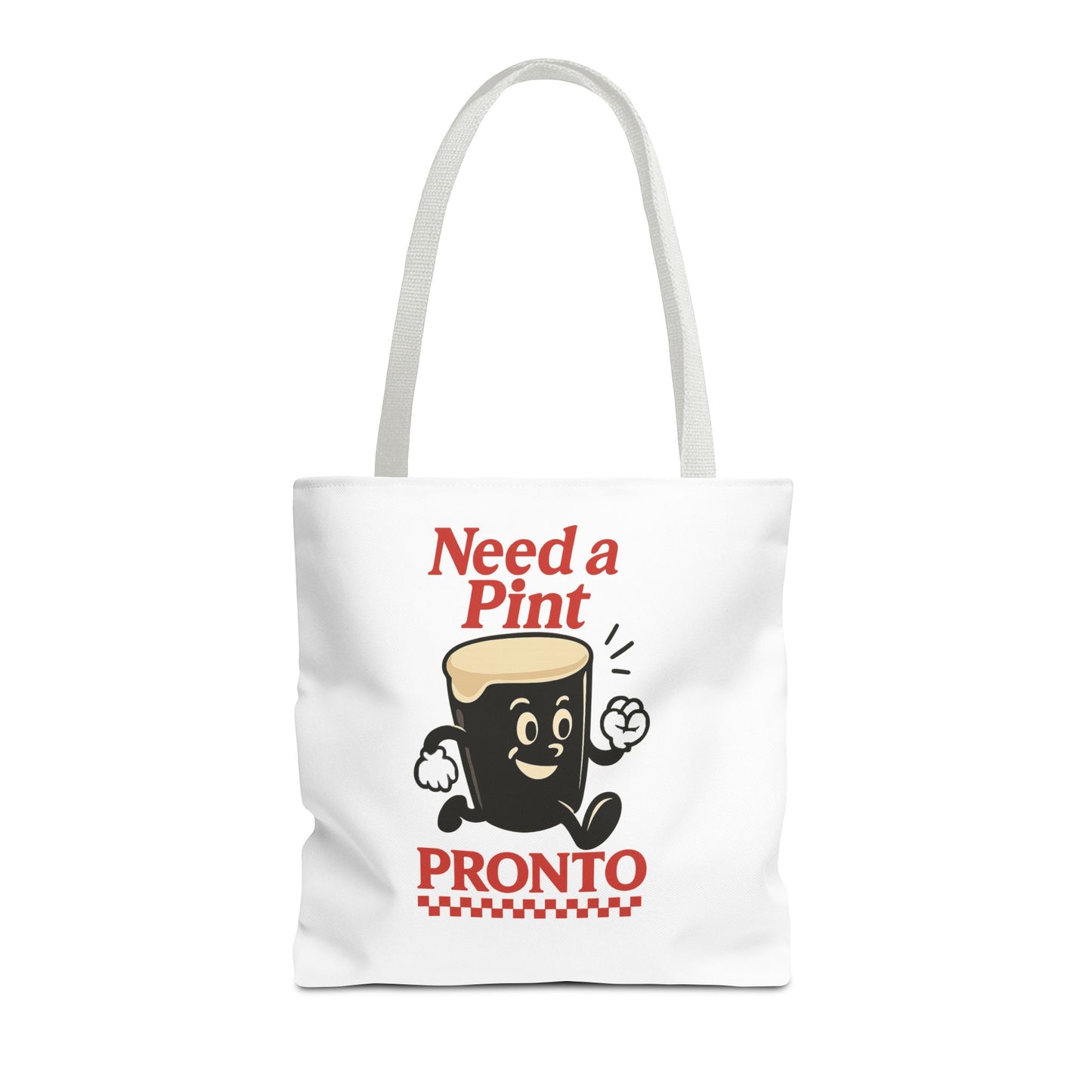 Funny Beer Lover Tote Bag - Need a Pint Pronto, Guinness lover tote bag, Great for Parties, Gifts, and Everyday Use