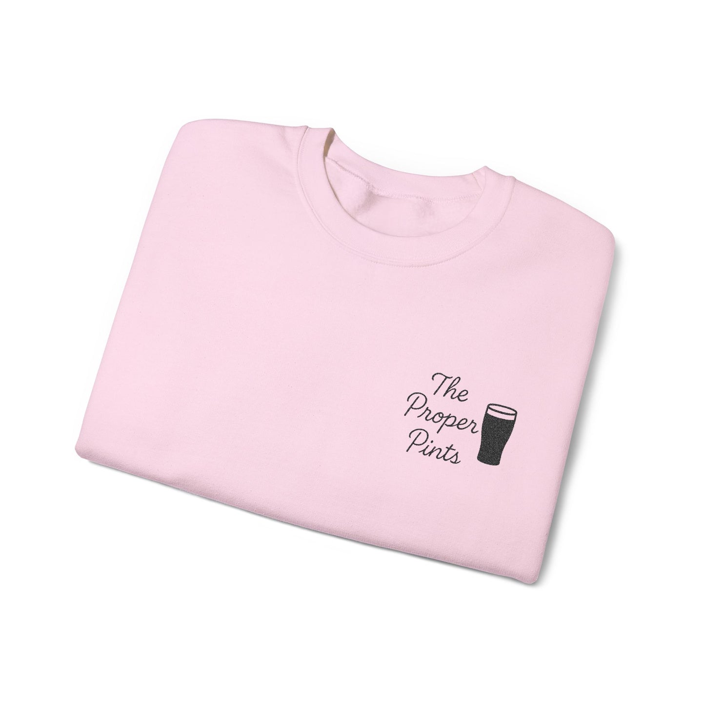 Embroidered "The Proper Pints" Crewneck, Guinness Logo