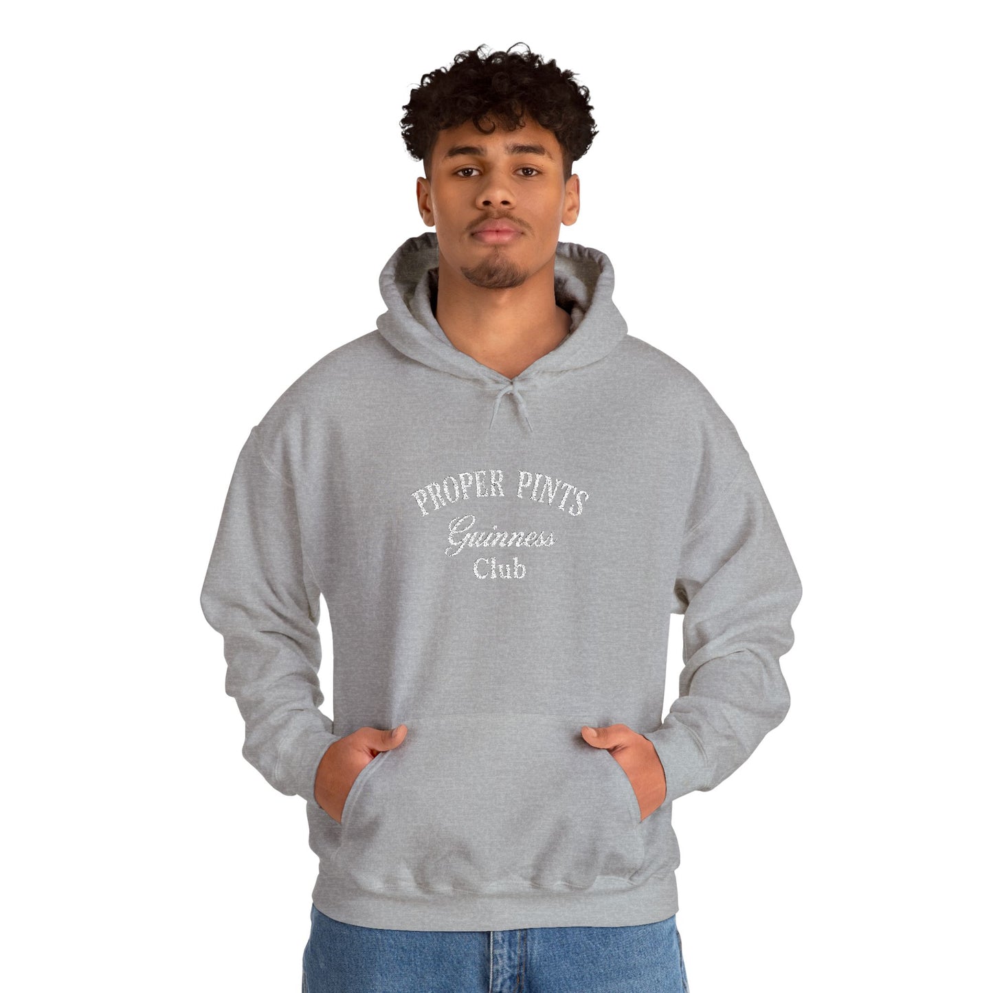 Embroidered Hoodie - Proper Pints Guinness Club