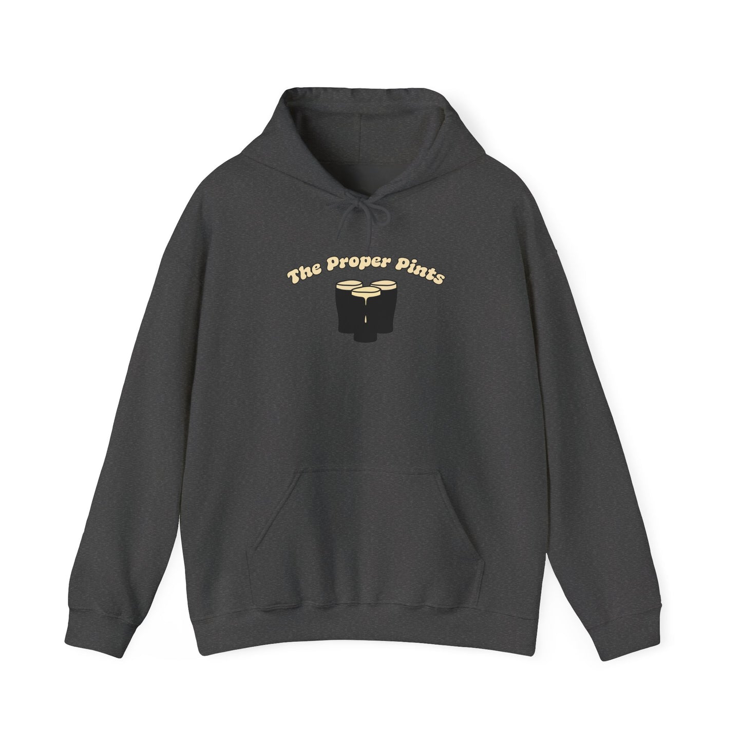 The Proper Pints Guinness Cream Retro Print Hoodie