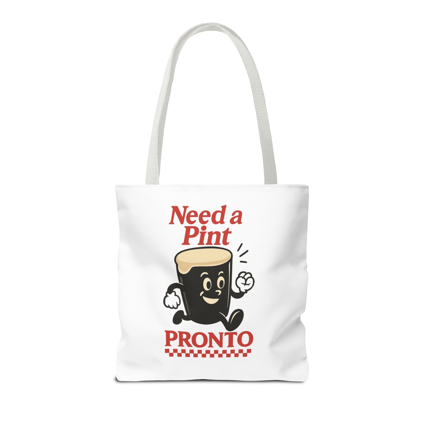 Funny Beer Lover Tote Bag - Need a Pint Pronto, Guinness lover tote bag, Great for Parties, Gifts, and Everyday Use