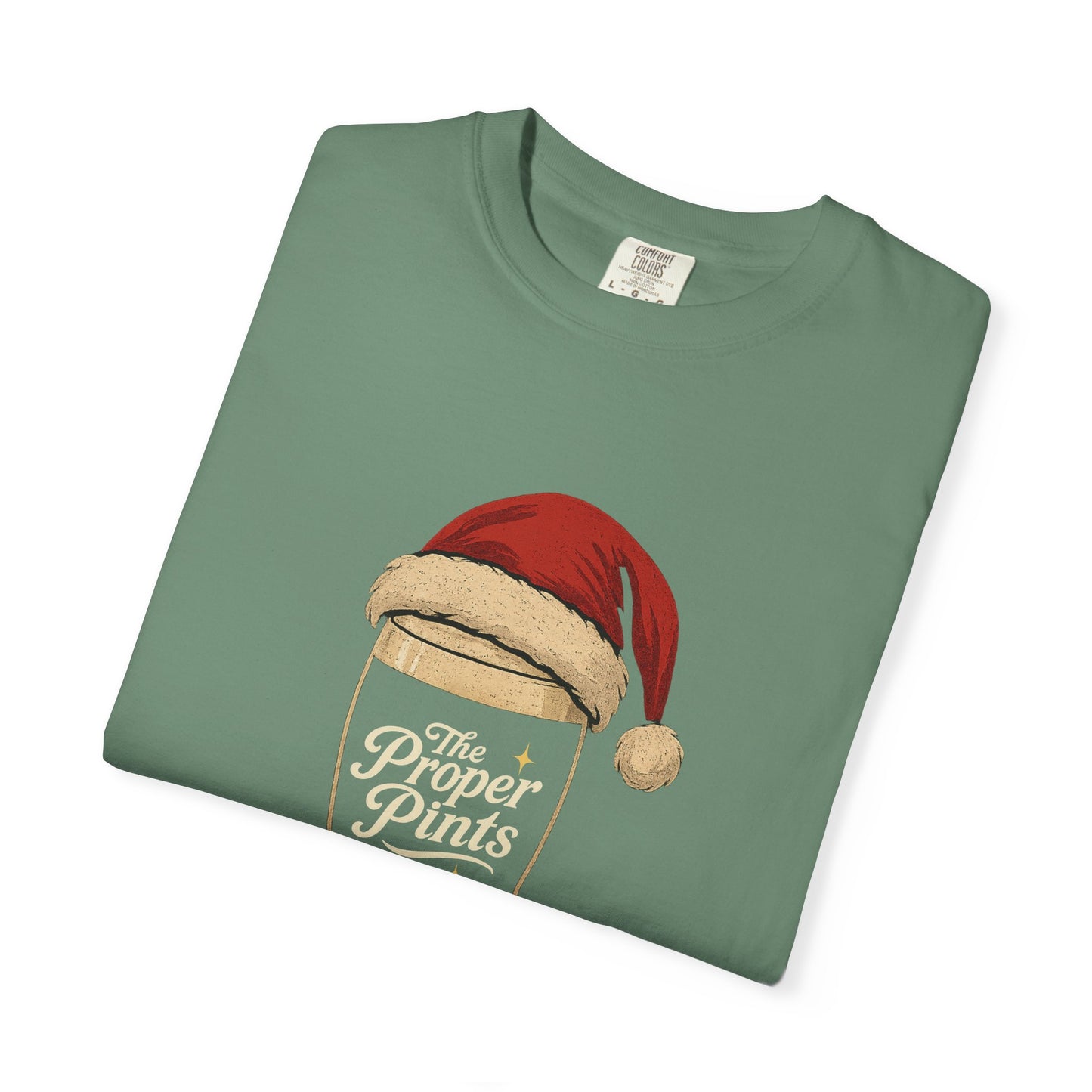 Santa Pint Christmas Tee
