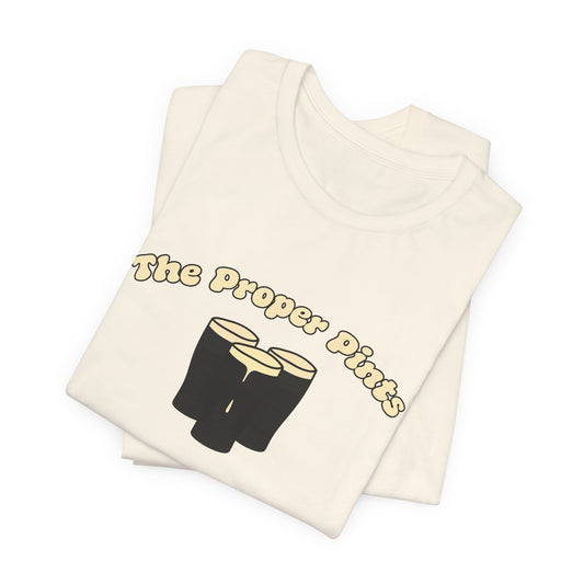The Proper Pints T-Shirt — Retro Beer Pint Graphic Tee