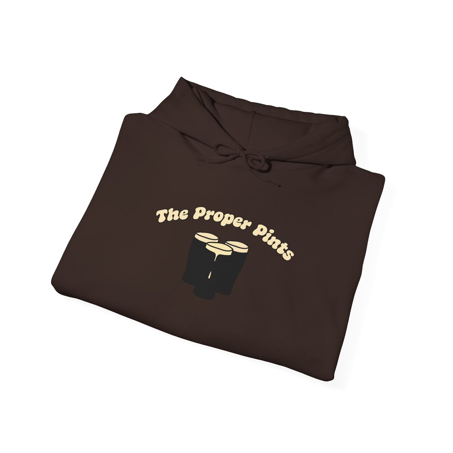 The Proper Pints Guinness Cream Retro Print Hoodie