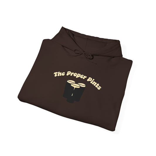 The Proper Pints Guinness Cream Retro Print Hoodie