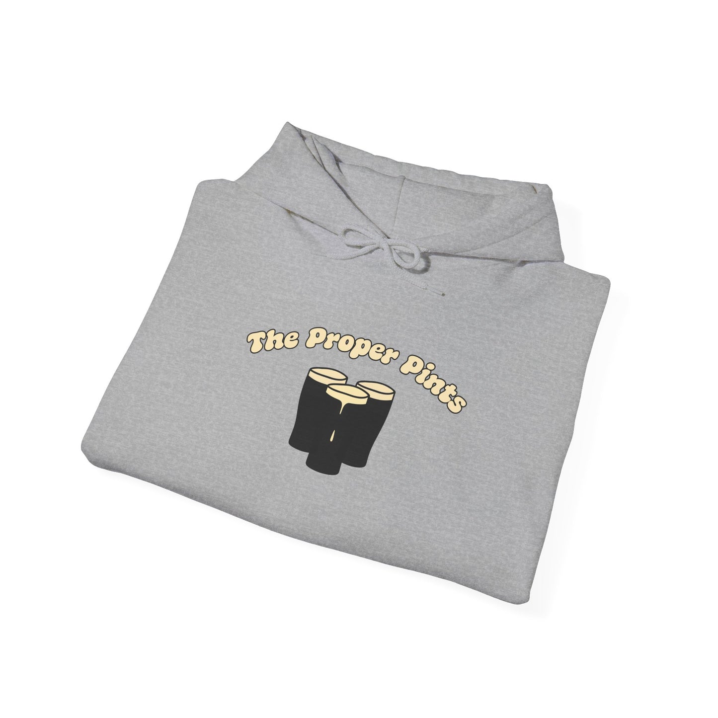 The Proper Pints Guinness Cream Retro Print Hoodie