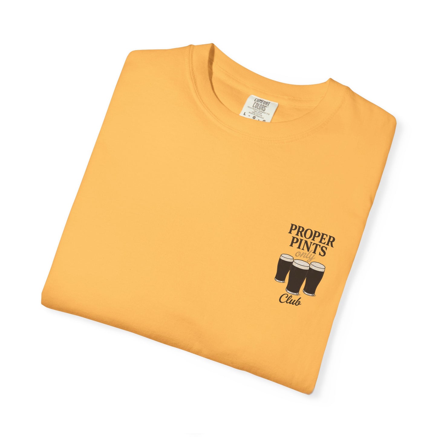 Proper Pints Guinness Club T Shirt- Front and Back Design