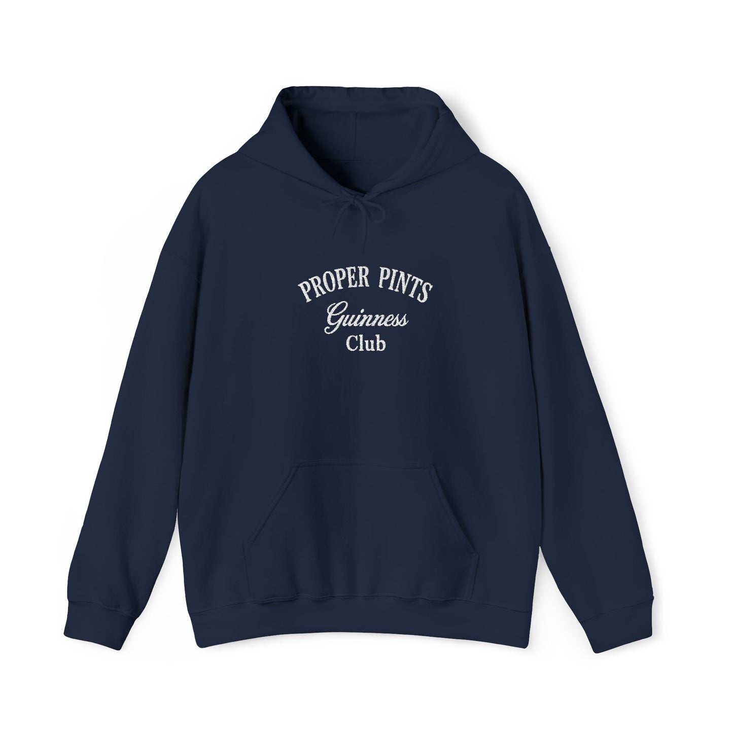 Embroidered Hoodie - Proper Pints Guinness Club