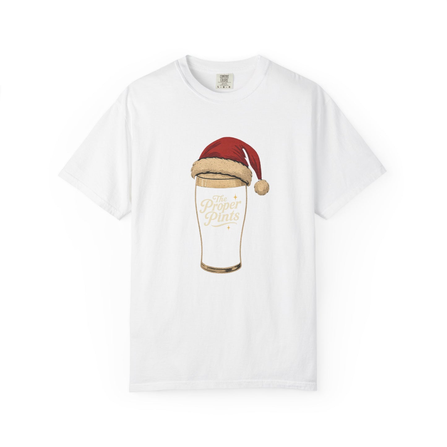 Santa Pint Christmas Tee