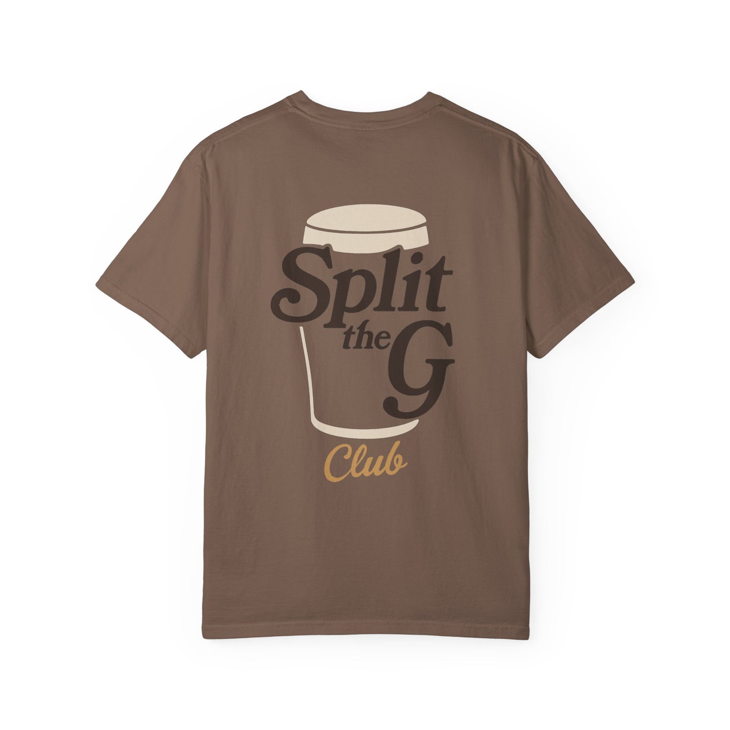 Split the G Guinness Club - Front and Back Design T-Shirt.