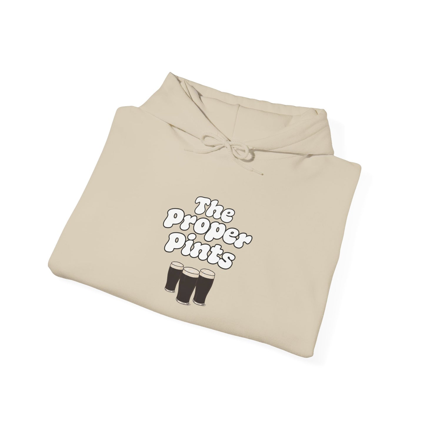 Guinness 'The Proper Pints' Retro Print Hoodie