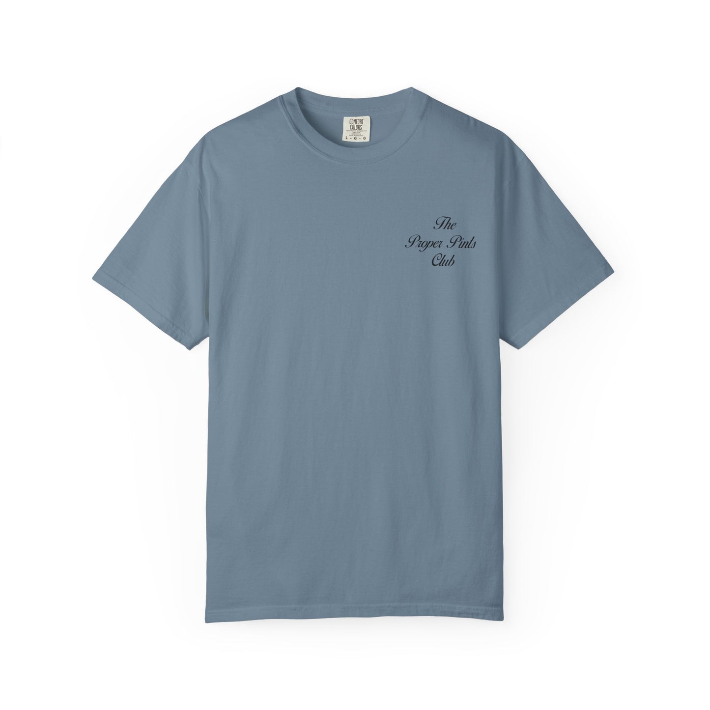 Unisex T-Shirt Proper Pints Guinness Club Front and Back Design