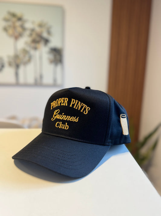 Proper Pints Guinness Club Hat (Gold/Black)