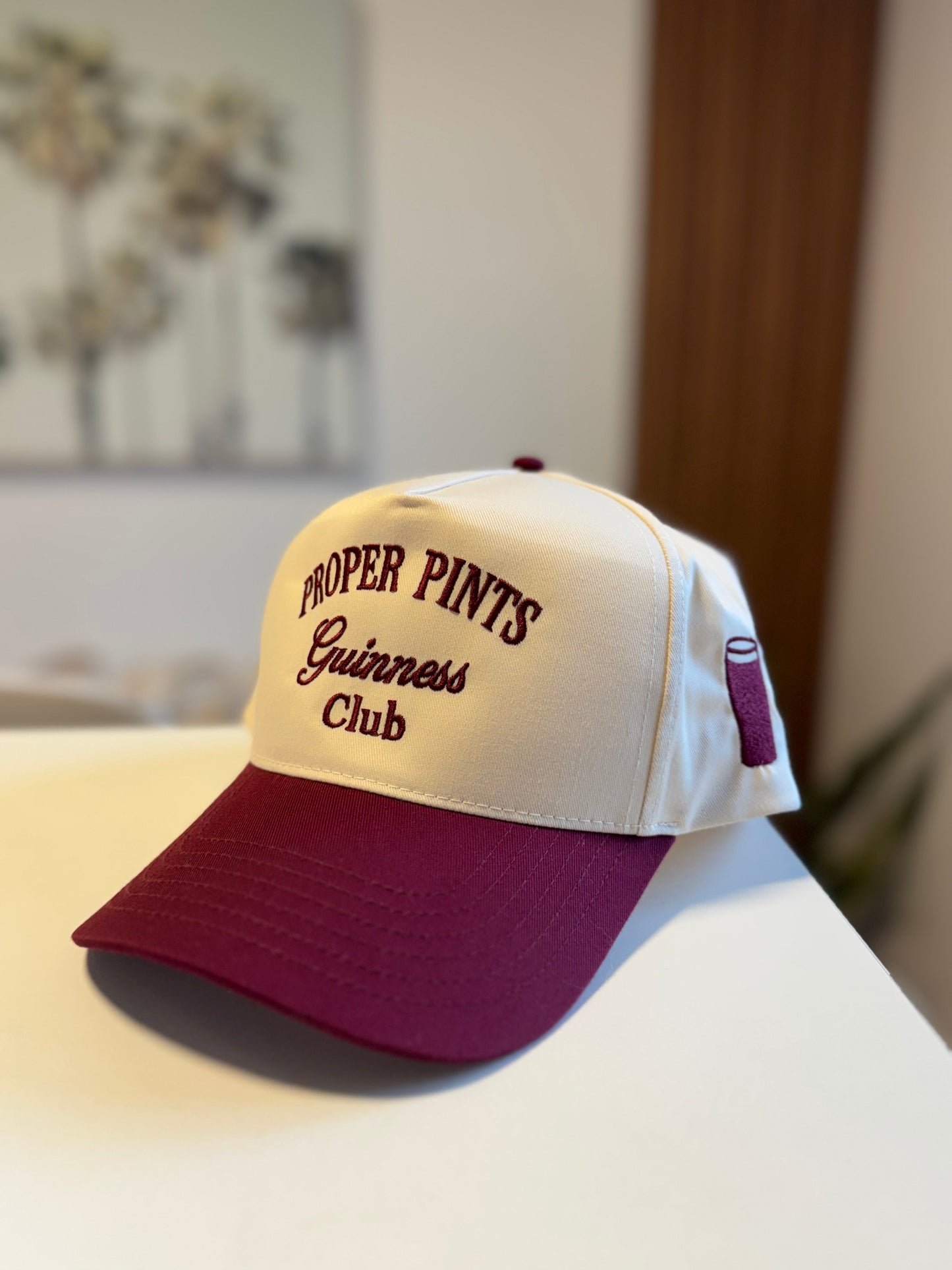 Proper Pints Guinness Club Hat (Burgundy)